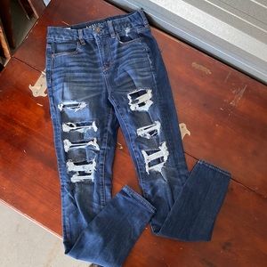 American eagle curvy hi rise jegging long